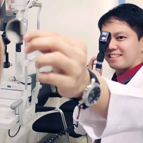 Comprehensive eye exam Asian Eye Dr. Emerson Cruz
