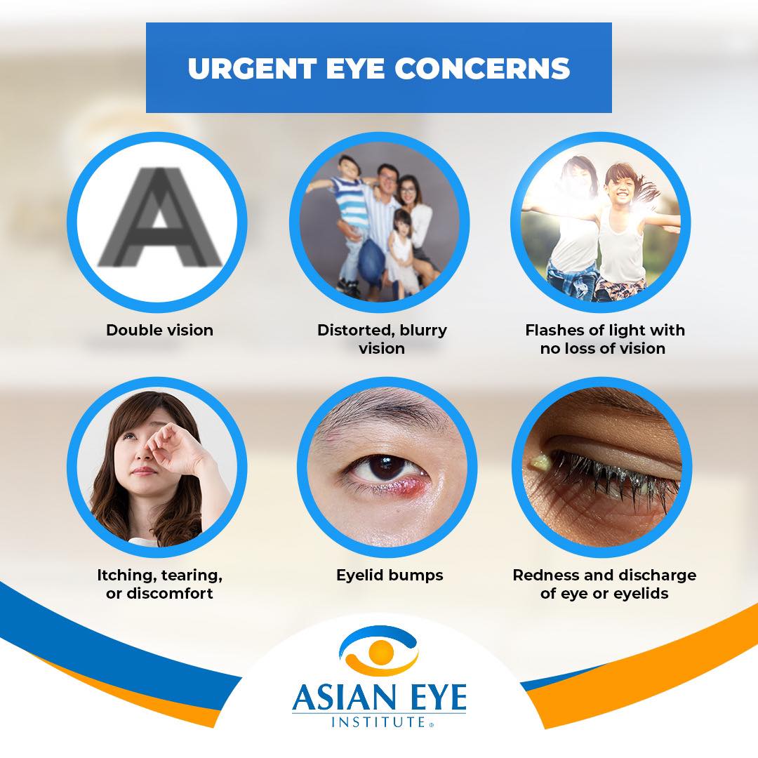 When do you need urgent or emergency eye care? Asian Eye Institute