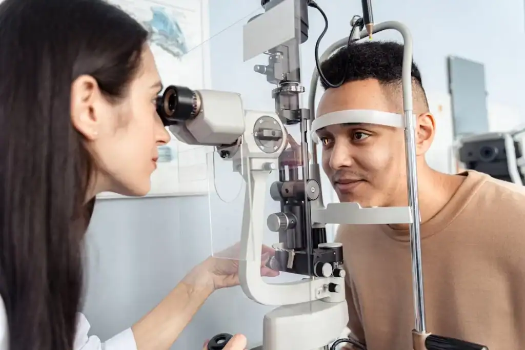 checkup and preparation for lasik surgery